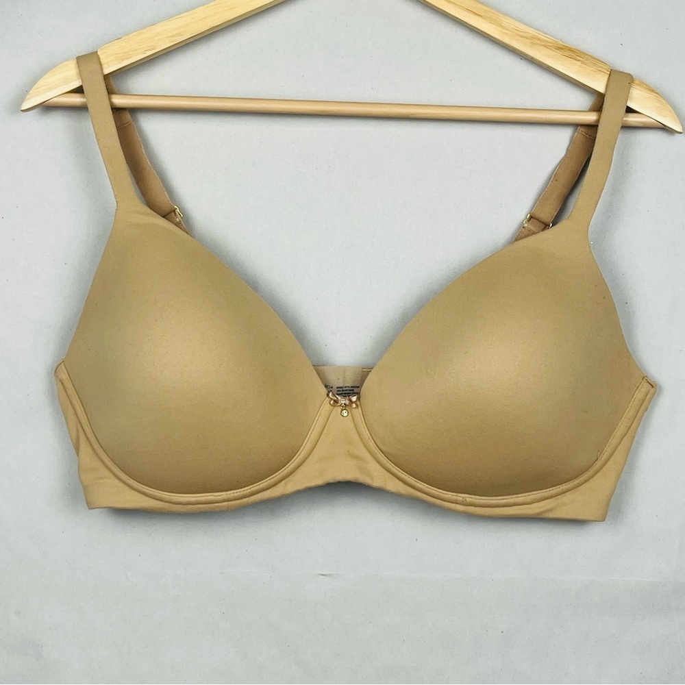 Soma beige Embraceable Perfect Coverage adjustable strap bra, 36DD.